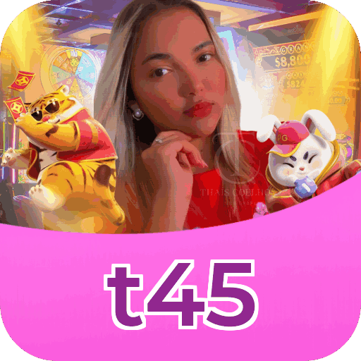 Interface do aplicativo t45 mostrando jogos disponíveis no iOS e Android